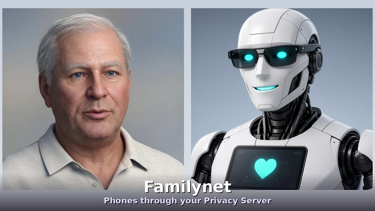 Andparent Familynet — phones through your Privacy Server